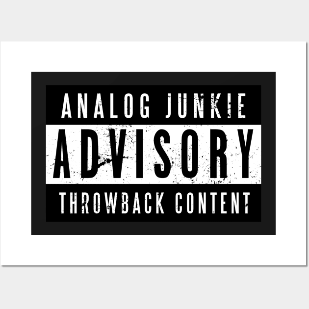 Analog Advisory Wall Art by AnalogJunkieStudio